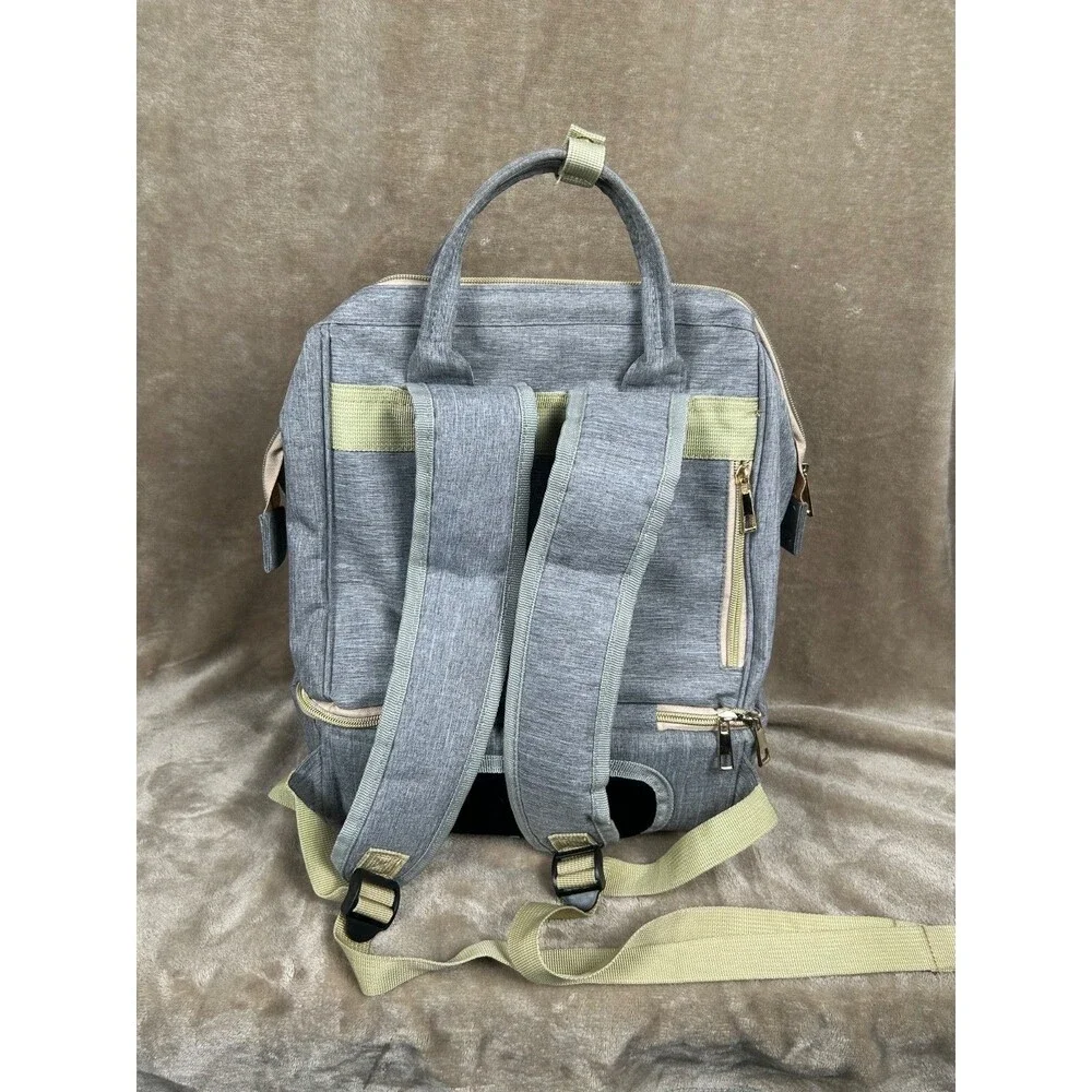 MOMIGO Breast Pump Backpack Cooler and Moistureproof Bag Large Grey